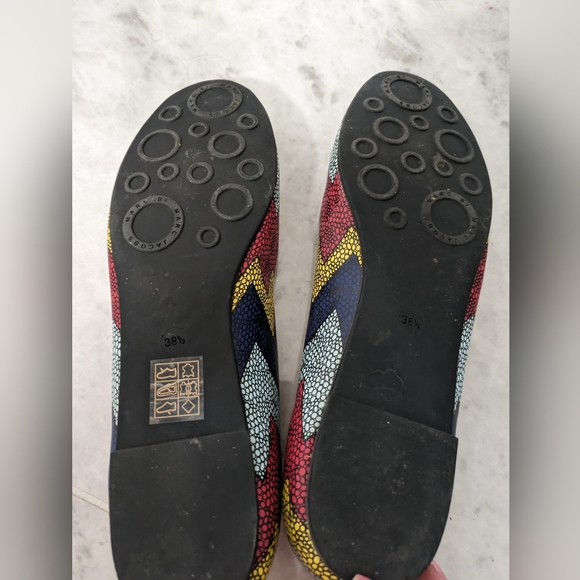 MARC JACOB'S Flats Miss Marc Size 8 M -Multicolor (38.5 EU) EUC - Picture 4 of 5